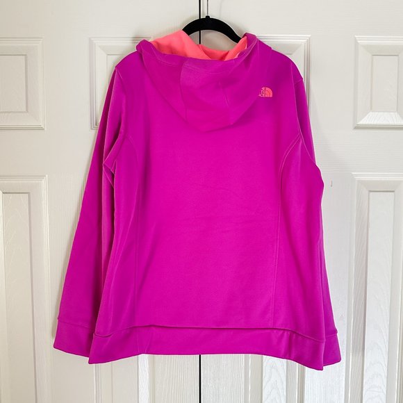 Women's The North Face Half Dome Pullover Hoodie - Purple/Pink XL - Picture 2 of 3